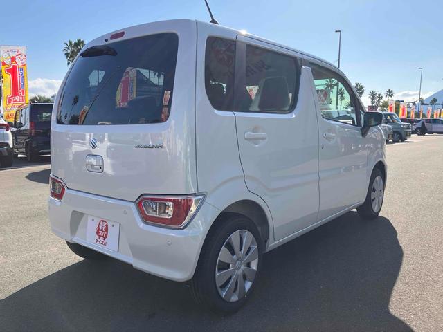 ワゴンR FX クリアランスソナー レーンアシスト 衝突被害軽減システム オートライト スマートキー 電動格納ミラー シートヒーター ベンチシート CVT 盗難防止システム ABS ESC 衝突安全ボディ エアコン(16枚目)