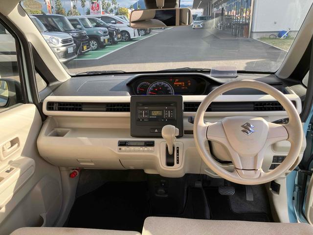 ワゴンR ハイブリッドFX レーンアシスト 衝突被害軽減システム オートライト スマートキー アイドリングストップ 電動格納ミラー シートヒーター ベンチシート CVT 盗難防止システム ABS ESC CD(2枚目)