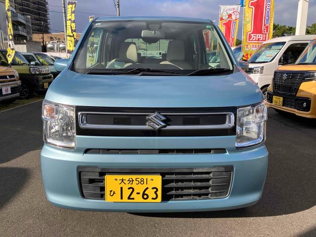 ワゴンR ハイブリッドFX レーンアシスト 衝突被害軽減システム オートライト スマートキー アイドリングストップ 電動格納ミラー シートヒーター ベンチシート CVT 盗難防止システム ABS ESC CD(15枚目)