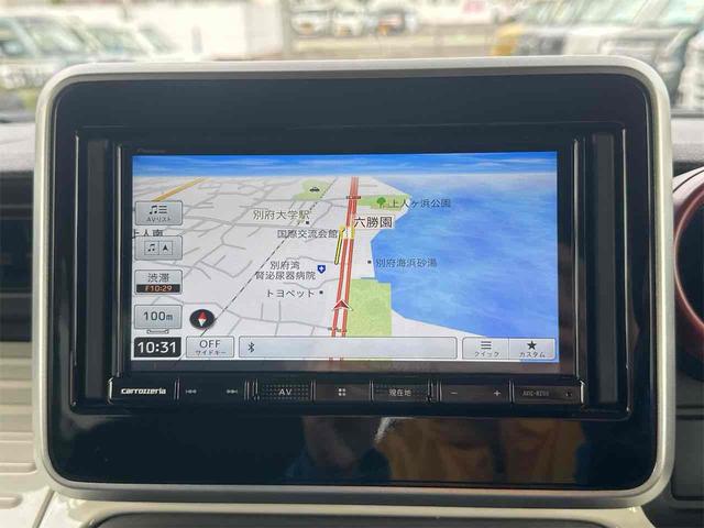 スペーシア バックカメラ 両側電動スライドドア ナビ クリアランスソナー レーンアシスト 衝突被害軽減システム オートライト スマートキー アイドリングストップ 電動格納ミラー シートヒーター ベンチシート(4枚目)