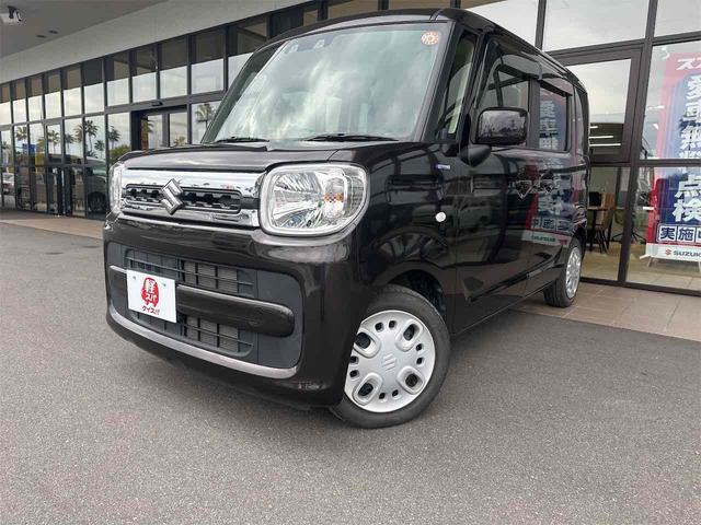 スペーシア バックカメラ 両側電動スライドドア ナビ クリアランスソナー レーンアシスト 衝突被害軽減システム オートライト スマートキー アイドリングストップ 電動格納ミラー シートヒーター ベンチシート(12枚目)