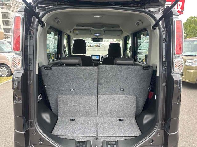 スペーシア バックカメラ 両側電動スライドドア ナビ クリアランスソナー レーンアシスト 衝突被害軽減システム オートライト スマートキー アイドリングストップ 電動格納ミラー シートヒーター ベンチシート(19枚目)