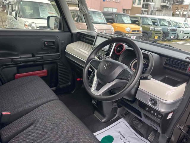 スペーシア バックカメラ 両側電動スライドドア ナビ クリアランスソナー レーンアシスト 衝突被害軽減システム オートライト スマートキー アイドリングストップ 電動格納ミラー シートヒーター ベンチシート(28枚目)