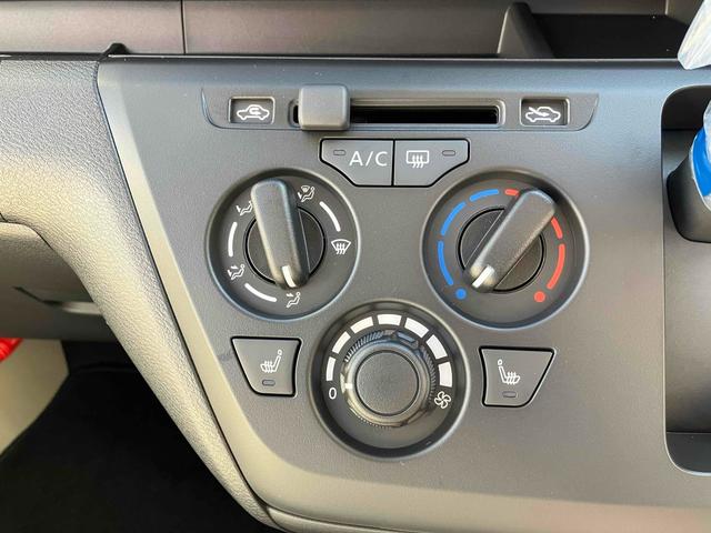 気温に合わせて直感的に操作することで、車内をいつでも快適に保てます。