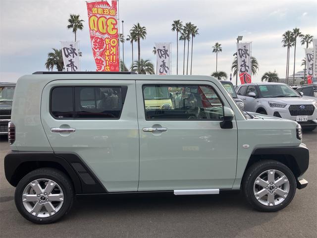 タフト G クロムベンチャー サイドSRS PW 衝突軽減装置 Sヒーター パークセンサー 車線逸脱警報装置 サンル-フ A-STOP ルーフレール AAC LEDヘッドライト イモビ オートマチックハイビーム オートライト PS(6枚目)