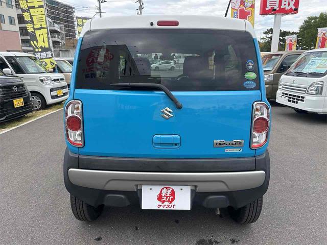 ハスラー Ｘ　ドライブレコーダー　ＥＴＣ　衝突被害軽減システム　オートライト　ＨＩＤ　スマートキー　アイドリングストップ　電動格納ミラー　シートヒーター　ベンチシート　ＣＶＴ　盗難防止システム　ＡＢＳ　ＥＳＣ　ＣＤ（16枚目）