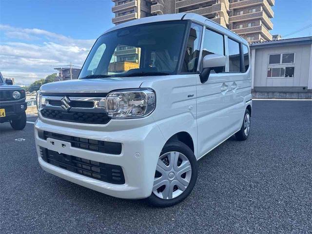 スペーシア ハイブリッドX 両側電動スライドドア クリアランスソナー 衝突被害軽減システム オートライト LEDヘッドランプ スマートキー アイドリングストップ 電動格納ミラー シートヒーター ベンチシート CVT(12枚目)