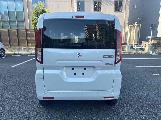 スペーシア ハイブリッドX 両側電動スライドドア クリアランスソナー 衝突被害軽減システム オートライト LEDヘッドランプ スマートキー アイドリングストップ 電動格納ミラー シートヒーター ベンチシート CVT(17枚目)