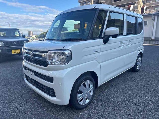 スペーシア ハイブリッドX 両側電動スライドドア クリアランスソナー 衝突被害軽減システム オートライト LEDヘッドランプ スマートキー アイドリングストップ 電動格納ミラー シートヒーター ベンチシート CVT(23枚目)