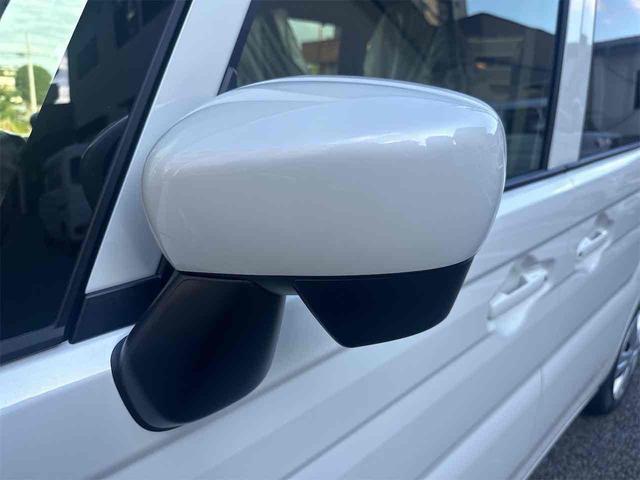 スペーシア ハイブリッドX 両側電動スライドドア クリアランスソナー 衝突被害軽減システム オートライト LEDヘッドランプ スマートキー アイドリングストップ 電動格納ミラー シートヒーター ベンチシート CVT(34枚目)