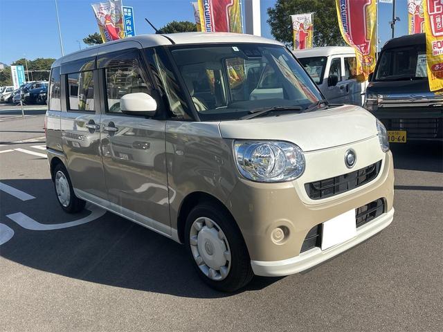 ムーヴキャンバス 　両側電動スライドドア　ナビ　衝突被害軽減システム　オートマチックハイビーム　オートライト　スマートキー　アイドリングストップ　電動格納ミラー　ベンチシート　ＣＶＴ　ＥＳＣ　ＣＤ　Ｂｌｕｅｔｏｏｔｈ（57枚目）