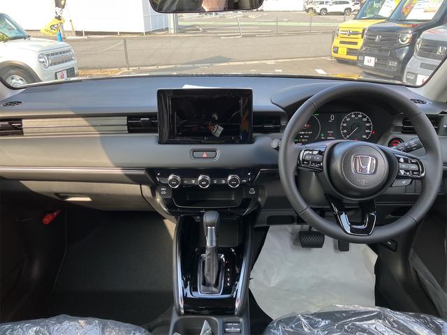 ヴェゼル ｅ：ＨＥＶ　Ｚ　バックカメラ　クリアランスソナー　アダプティブクルーズコントロール　レーンアシスト　オートライト　アルミホイール　スマートキー　電動格納ミラー　シートヒーター　ＣＶＴ　ＵＳＢ　ＥＳＣ　エアコン（2枚目）