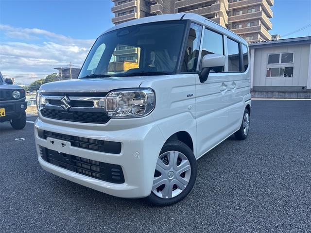 スペーシア ハイブリッドX 両側電動スライドドア クリアランスソナー 衝突被害軽減システム オートライト LEDヘッドランプ スマートキー アイドリングストップ 電動格納ミラー シートヒーター ベンチシート CVT(50枚目)