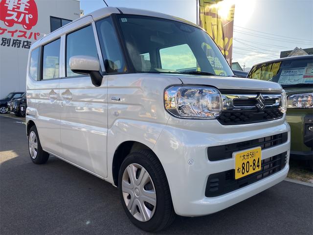 スペーシア ハイブリッドG 両側スライドドア クリアランスソナー 衝突被害軽減システム オートライト LEDヘッドランプ スマートキー アイドリングストップ 電動格納ミラー ベンチシート CVT 盗難防止システム ABS ESC(14枚目)