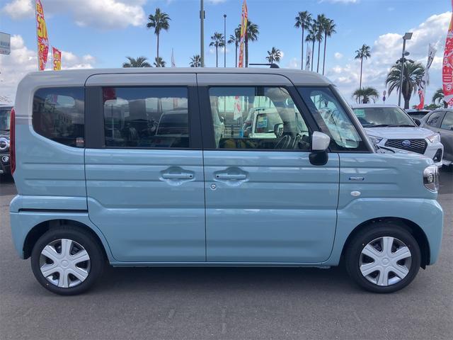 スペーシア ハイブリッドX 両側電動スライドドア クリアランスソナー 衝突被害軽減システム オートライト LEDヘッドランプ スマートキー アイドリングストップ 電動格納ミラー シートヒーター ベンチシート CVT(8枚目)