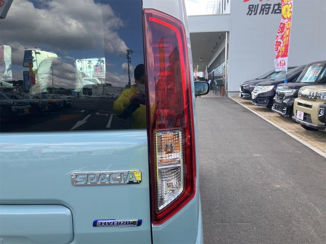 スペーシア ハイブリッドX 両側電動スライドドア クリアランスソナー 衝突被害軽減システム オートライト LEDヘッドランプ スマートキー アイドリングストップ 電動格納ミラー シートヒーター ベンチシート CVT(13枚目)