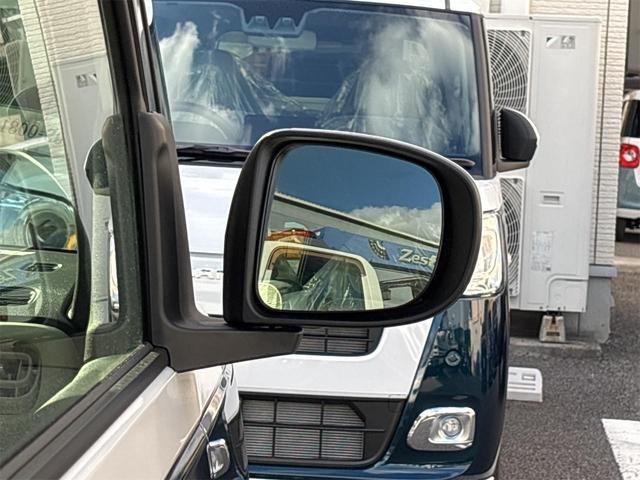 ムーヴキャンバス ストライプスＧ　バックカメラ　両側電動スライドドア　クリアランスソナー　衝突被害軽減システム　ＬＥＤヘッドランプ　スマートキー　アイドリングストップ　電動格納ミラー　シートヒーター　ベンチシート（31枚目）