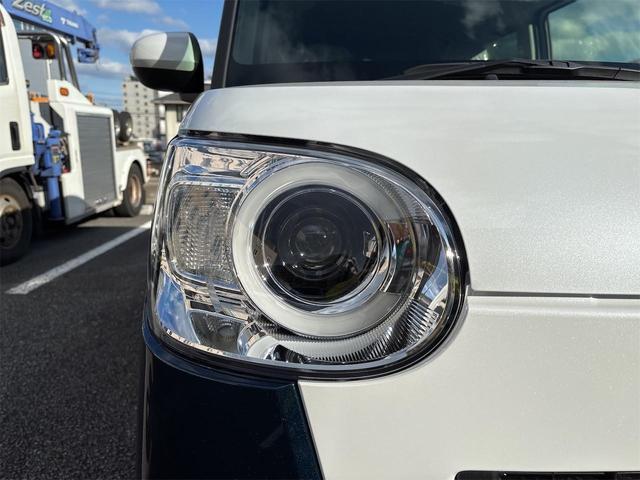 ムーヴキャンバス ストライプスＧ　バックカメラ　両側電動スライドドア　クリアランスソナー　衝突被害軽減システム　ＬＥＤヘッドランプ　スマートキー　アイドリングストップ　電動格納ミラー　シートヒーター　ベンチシート（32枚目）