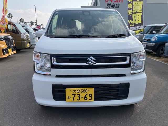 ワゴンR ハイブリッドFX ETC クリアランスソナー レーンアシスト 衝突被害軽減システム オートライト スマートキー アイドリングストップ 電動格納ミラー シートヒーター ベンチシート CVT 盗難防止システム ABS(13枚目)