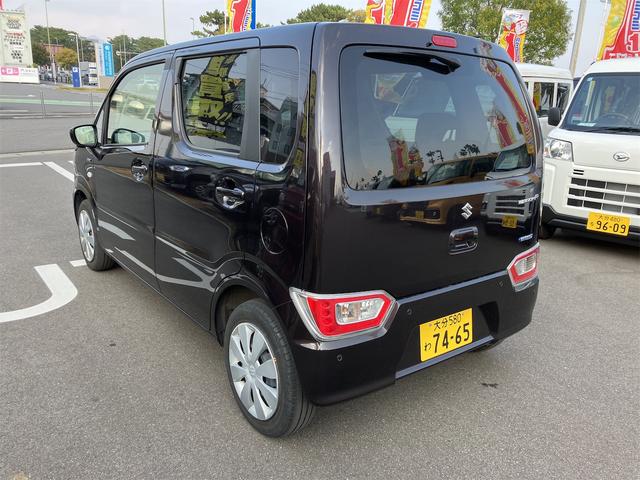 ワゴンR ハイブリッドFX クリアランスソナー レーンアシスト 衝突被害軽減システム オートライト スマートキー アイドリングストップ 電動格納ミラー シートヒーター ベンチシート CVT 盗難防止システム ABS ESC(17枚目)