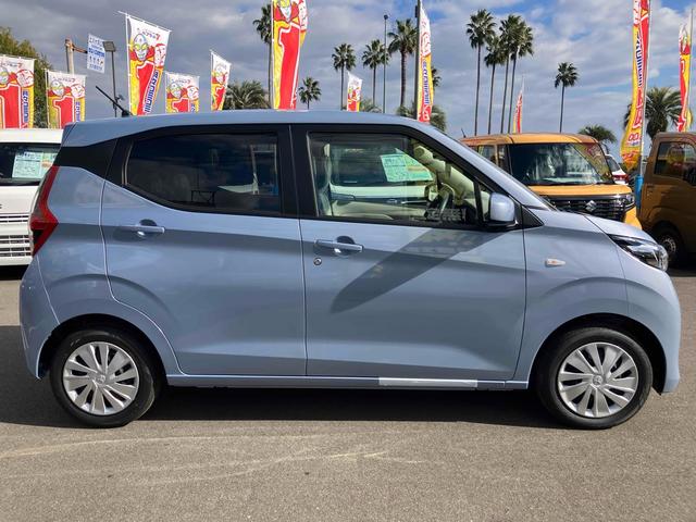 ｅＫワゴン Ｍ　バックカメラ　クリアランスソナー　レーンアシスト　衝突被害軽減システム　オートライト　キーレスエントリー　アイドリングストップ　電動格納ミラー　シートヒーター　ベンチシート　ＣＶＴ　盗難防止システム（15枚目）