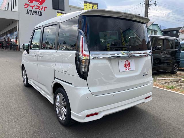 ソリオ ハイブリッドＭＺ　クリアランスソナー　レーンアシスト　衝突被害軽減システム　両側電動スライドドア　オートライト　スマートキー　アイドリングストップ　電動格納ミラー　シートヒーター　ＣＶＴ　アルミホイール　ＥＳＣ（17枚目）