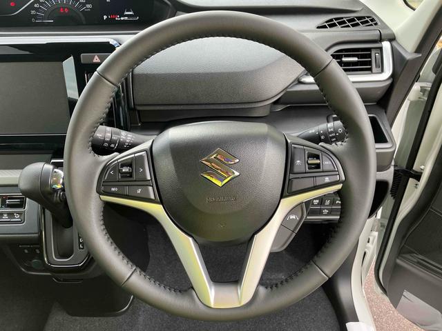 ソリオ ハイブリッドＭＺ　クリアランスソナー　オートクルーズコントロール　レーンアシスト　衝突被害軽減システム　両側電動スライドドア　オートライト　スマートキー　アイドリングストップ　電動格納ミラー　シートヒーター　ＣＶＴ（3枚目）