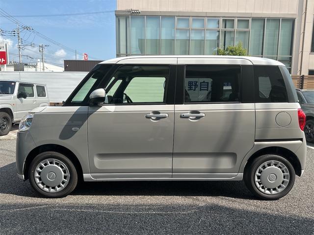 ムーヴキャンバス ストライプスＸ　衝突被害軽減ブレーキ　横滑り防止機能　コーナーセンサー　エアコン　衝突安全ボディ　オートハイビーム　オートライト　ベンチシート　パワーウインドウ　盗難防止システム　パワーステアリング　ＡＢＳ（8枚目）