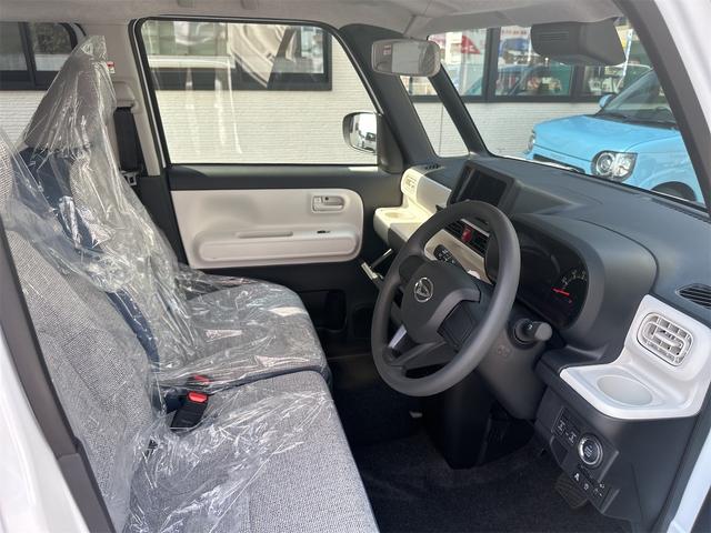 ムーヴキャンバス ストライプスＸ　衝突被害軽減ブレーキ　横滑り防止機能　コーナーセンサー　エアコン　衝突安全ボディ　オートハイビーム　オートライト　ベンチシート　パワーウインドウ　盗難防止システム　パワーステアリング　ＡＢＳ（51枚目）