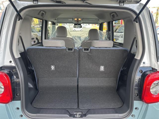 ムーヴキャンバス ストライプスＸ　バックカメラ　両側電動スライドドア　クリアランスソナー　衝突被害軽減システム　オートライト　スマートキー　アイドリングストップ　電動格納ミラー　ベンチシート　ＣＶＴ　盗難防止システム　ＡＢＳ　ＥＳＣ（52枚目）