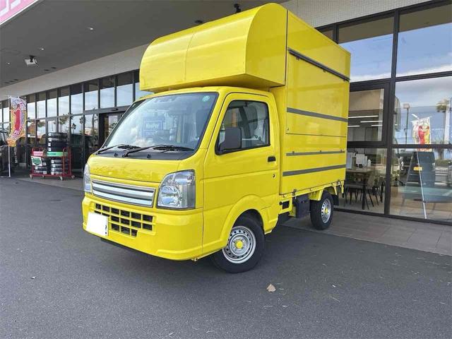 キャリイトラック ＫＣエアコン・パワステ　キッチンカー　冷蔵収納　作業台　シンク　ＡＴ　衝突被害軽減システム　レーンアシスト　アイドリングストップ　オートライト　ＥＳＣ　エアコン　運転席エアバッグ　助手席エアバッグ（12枚目）