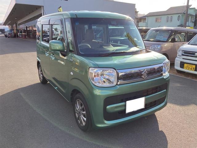 スペーシア ハイブリッドＸ　ドライブレコーダー　両側電動スライドドア　ナビ　ＴＶ　クリアランスソナー　レーンアシスト　衝突被害軽減システム　オートライト　スマートキー　アイドリングストップ　電動格納ミラー　シートヒーター（13枚目）