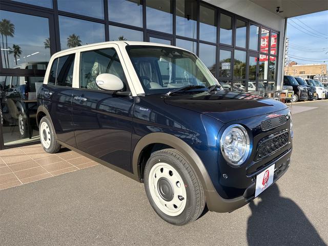 アルトラパンＬＣ Ｘ　クリアランスソナー　レーンアシスト　衝突被害軽減システム　オートライト　ＬＥＤヘッドランプ　スマートキー　アイドリングストップ　電動格納ミラー　シートヒーター　ベンチシート　ＣＶＴ　盗難防止システム（55枚目）