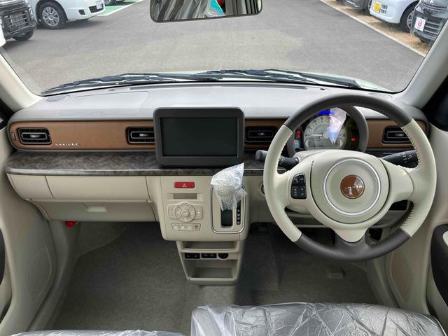 アルトラパンLC ハイブリッドX クリアランスソナー レーンアシスト 衝突被害軽減システム オートライト LEDヘッドランプ スマートキー アイドリングストップ 電動格納ミラー シートヒーター ベンチシート CVT 盗難防止システム(2枚目)