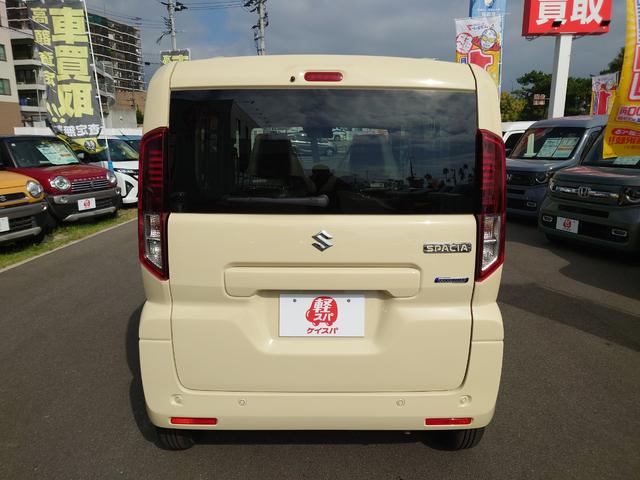 スペーシア ハイブリッドＧ　両側スライドドア　クリアランスソナー　衝突被害軽減システム　オートライト　ＬＥＤヘッドランプ　スマートキー　アイドリングストップ　電動格納ミラー　ベンチシート　ＣＶＴ　盗難防止システム　ＡＢＳ　ＥＳＣ（7枚目）