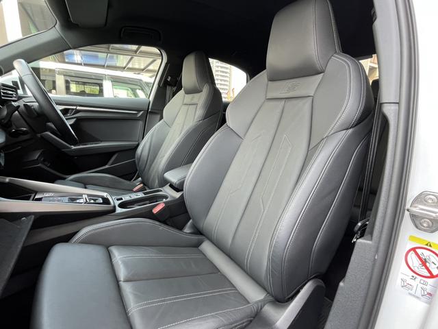 Ａ３セダン ３０ＴＦＳＩ　Ｓライン　ドライブレコーダー　クリアランスソナー　パークアシスト　バックカメラ　ナビ　アルミホイール　ＡＴ　シートヒーター　スマートキー　アイドリングストップ　電動格納ミラー　ＵＳＢ　ＥＳＣ　エアコン（37枚目）