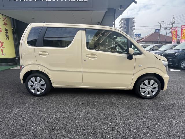 ワゴンR FX クリアランスソナー レーンアシスト 衝突被害軽減システム オートライト スマートキー 電動格納ミラー シートヒーター ベンチシート CVT 盗難防止システム ABS ESC アルミホイール(13枚目)