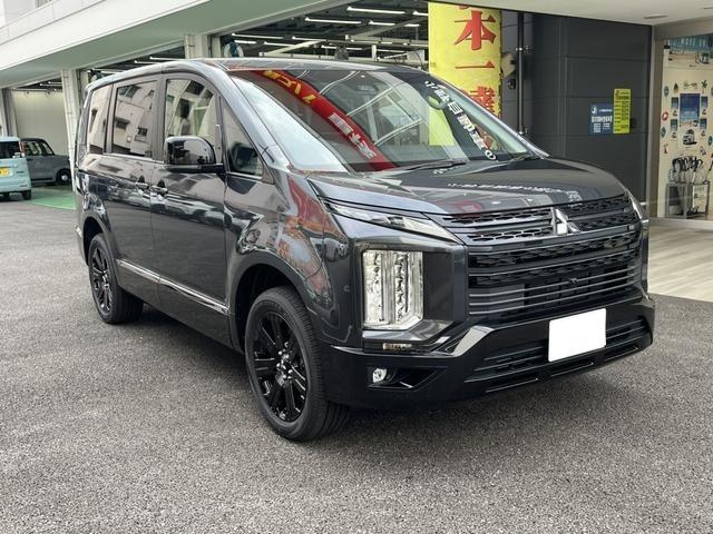 デリカD:5 ブラックエディション 4WD クリアランスソナー オートクルーズコントロール レーンアシスト 衝突被害軽減システム 両側電動スライドドア LEDヘッドランプ 電動リアゲート スマートキー アイドリングストップ(3枚目)