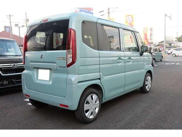 スペーシア ハイブリッドＧ　両側スライドドア　クリアランスソナー　衝突被害軽減システム　オートライト　ＬＥＤヘッドランプ　スマートキー　アイドリングストップ　電動格納ミラー　ベンチシート　ＣＶＴ　盗難防止システム　ＡＢＳ　ＥＳＣ（15枚目）