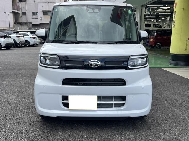 タント X バックカメラ 両側スライド・片側電動 TV クリアランスソナー 衝突被害軽減システム オートライト LEDヘッドランプ スマートキー アイドリングストップ 電動格納ミラー シートヒーター ベンチシート(6枚目)