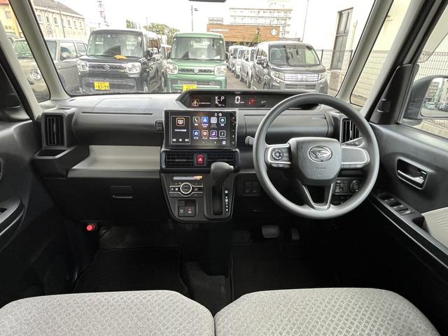 タント X バックカメラ 両側スライド・片側電動 TV クリアランスソナー 衝突被害軽減システム オートライト LEDヘッドランプ スマートキー アイドリングストップ 電動格納ミラー シートヒーター ベンチシート(7枚目)