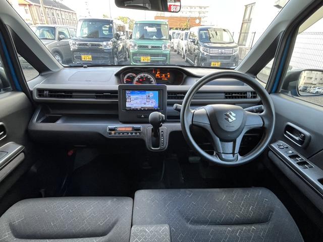 ワゴンR ハイブリッドFX ドライブレコーダー ETC ナビ クリアランスソナー レーンアシスト 衝突被害軽減システム オートライト スマートキー アイドリングストップ 電動格納ミラー シートヒーター ベンチシート CVT(2枚目)