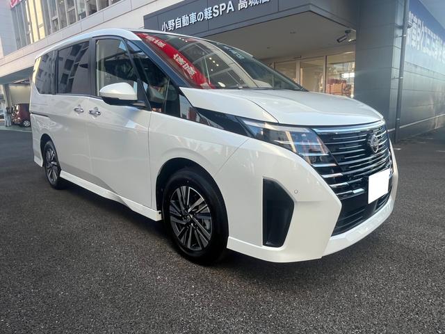 セレナ ｅ－パワー　ハイウェイスターＶ　全周囲カメラ　ＴＶ　クリアランスソナー　オートクルーズコントロール　レーンアシスト　衝突被害軽減システム　両側電動スライドドア　オートマチックハイビーム　オートライト　ＬＥＤヘッドランプ　スマートキー（12枚目）