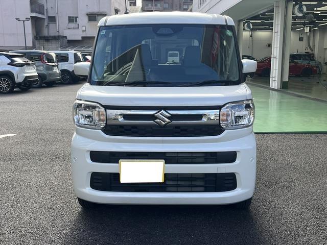 スペーシア ハイブリッドG 両側スライドドア クリアランスソナー 衝突被害軽減システム オートライト LEDヘッドランプ スマートキー アイドリングストップ 電動格納ミラー ベンチシート CVT 盗難防止システム ABS ESC(12枚目)