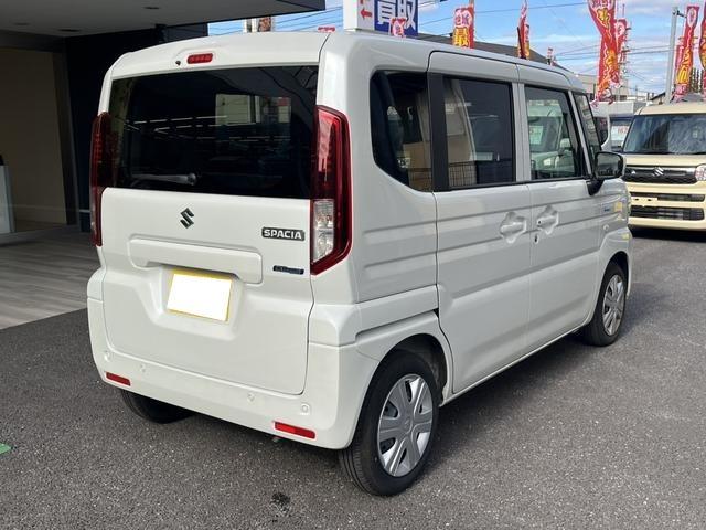 スペーシア ハイブリッドG 両側スライドドア クリアランスソナー 衝突被害軽減システム オートライト LEDヘッドランプ スマートキー アイドリングストップ 電動格納ミラー ベンチシート CVT 盗難防止システム ABS ESC(15枚目)