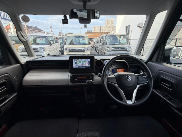 スペーシア ハイブリッドＧ　ドライブレコーダー　ＥＴＣ　両側スライドドア　ナビ　ＴＶ　クリアランスソナー　レーンアシスト　衝突被害軽減システム　オートライト　スマートキー　アイドリングストップ　電動格納ミラー　ベンチシート（2枚目）