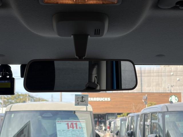 スペーシア ハイブリッドＧ　ドライブレコーダー　ＥＴＣ　両側スライドドア　ナビ　ＴＶ　クリアランスソナー　レーンアシスト　衝突被害軽減システム　オートライト　スマートキー　アイドリングストップ　電動格納ミラー　ベンチシート（22枚目）