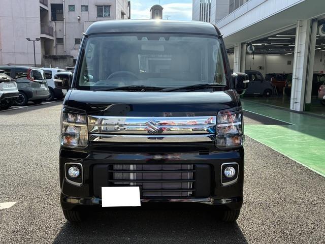 エブリイワゴン ＰＺターボ　両側スライド・片側電動　クリアランスソナー　レーンアシスト　衝突被害軽減システム　オートライト　ＬＥＤヘッドランプ　スマートキー　アイドリングストップ　電動格納ミラー　シートヒーター　ベンチシート（12枚目）