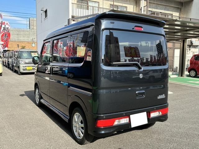 エブリイワゴン ＰＺターボ　両側スライド・片側電動　クリアランスソナー　レーンアシスト　衝突被害軽減システム　オートライト　ＬＥＤヘッドランプ　スマートキー　アイドリングストップ　電動格納ミラー　シートヒーター　ベンチシート（17枚目）