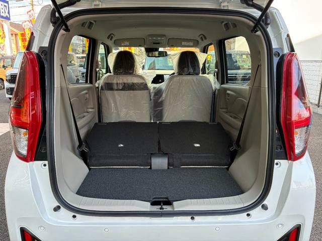 デイズ X 全周囲カメラ クリアランスソナー 衝突被害軽減システム オートライト スマートキー アイドリングストップ 電動格納ミラー ベンチシート CVT 盗難防止システム ABS ESC アルミホイール(11枚目)